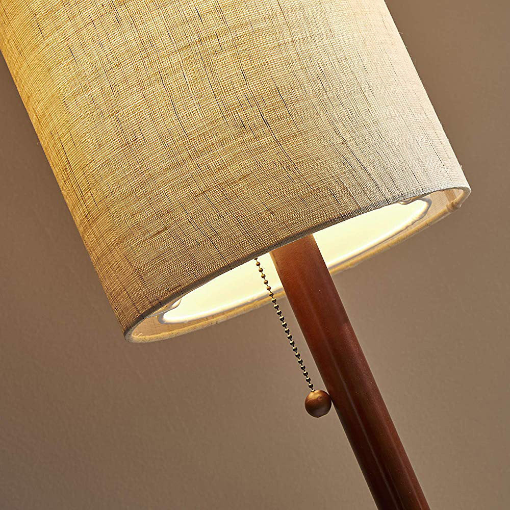 Walnut Table Lamp