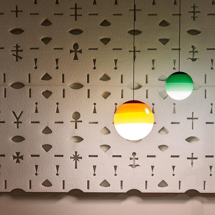 Nordic Creative Colored Glass Pendant Light