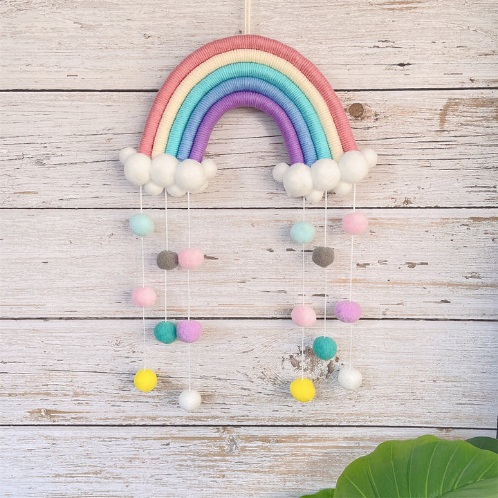 Nordic Cloud Rainbow Wall Hanging