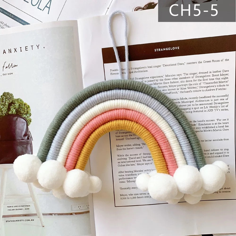 Nordic Cloud Rainbow Wall Hanging