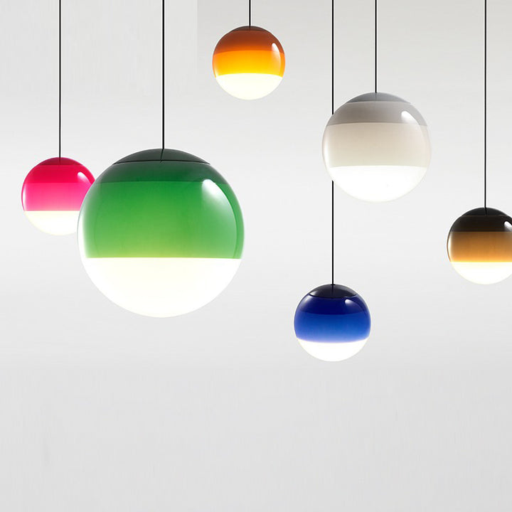 Nordic Creative Colored Glass Pendant Light