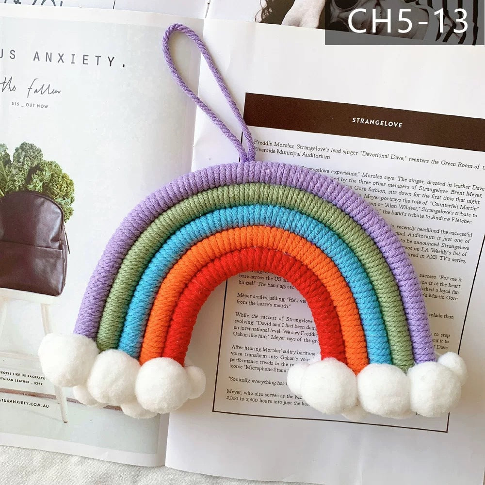 Nordic Cloud Rainbow Wall Hanging