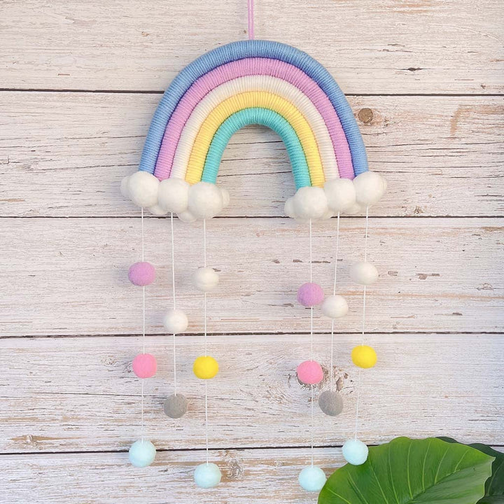 Nordic Cloud Rainbow Wall Hanging