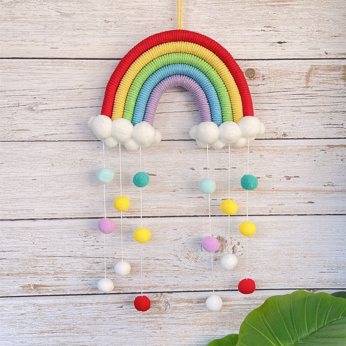 Nordic Cloud Rainbow Wall Hanging